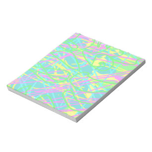 Kleur Mijn Dromen Krabbelpatroon Kunst Expressief Notitieblok