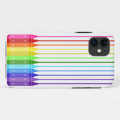Kleur mijn wereld regenboogkrayons Case-Mate iPhone case (Achterkant (horizontaal))
