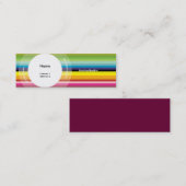 KLEUR MINI VISITEKAARTJE (Voorkant / Achterkant)