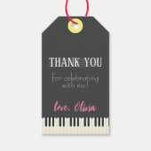 Kleur Muziek Party Verjaardag Cadeaulabel (Voorkant)