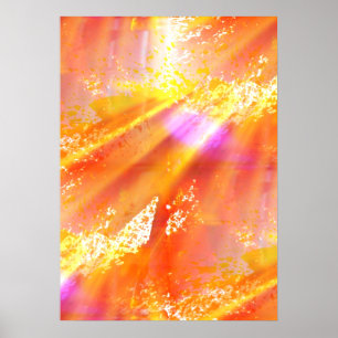 kleur naadloos gele kunstachtergrond, oranje poster
