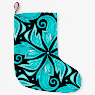 Kleur naadloos patroon met Floral Ethnic Motifs Kleine Kerstsok