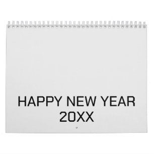 Kleur Nieuwe gepersonaliseerde tekst logo kalender