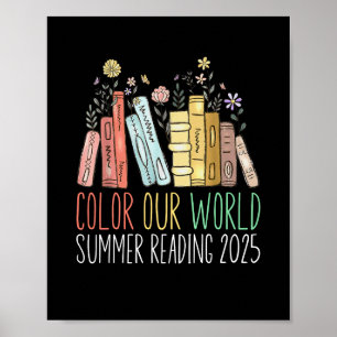 Kleur Onze Wereld Zomer Lezen 2025 Poster