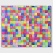 Kleur op vierkantjes papier (Vlak)