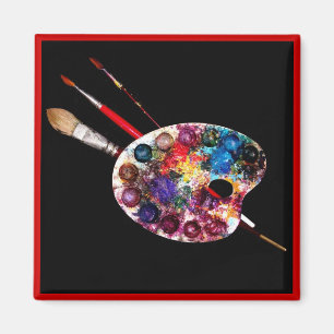 KLEUR PALETTE, schilderkunstenaar Magneet