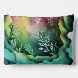 Kleur Papercut Design Accessoire Zakje Reiszak Etui