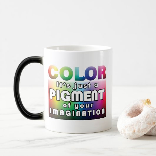 Kleur: pigment van verbeelding COLOR VERANDERENDE  Magische Mok (Met donut)