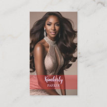 Kleur Pop Rode Gradiënt Visitekaartje