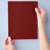 kleur rood bloed flyer (Hand)