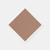 Kleur Solid Mocha Mousse Servet (Hoek)