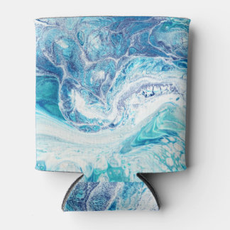 Kleur splash: Acryl Abstracte achtergrond Blikjeskoeler