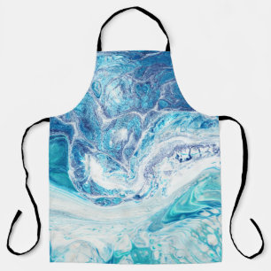 Kleur splash: Acryl Abstracte achtergrond Schort