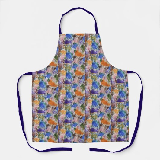 Kleur Splash Apron Schort (Voorkant)