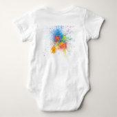Kleur Splash Jersey Romper (Achterkant)