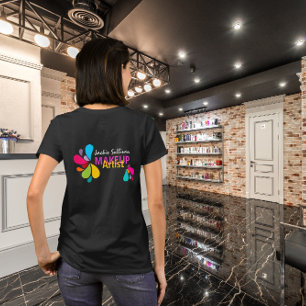 Kleur Splash Makeup Artist T-shirt