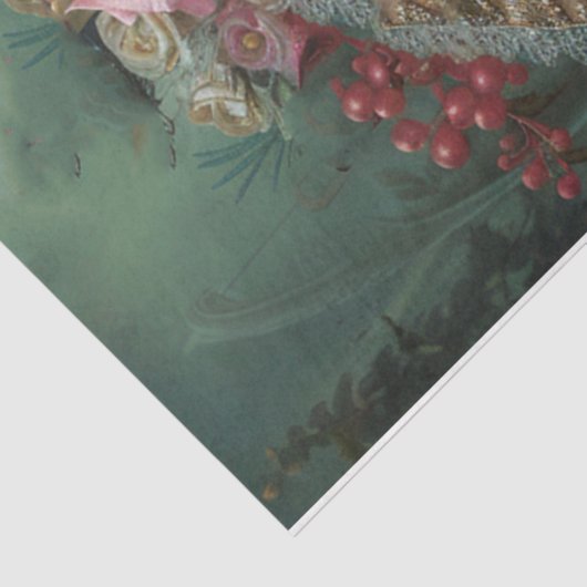 Kleur splash wit paard tissuepapier (Detail)