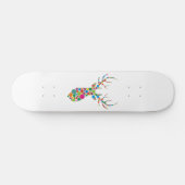 Kleur Stippen Deer Skateboard (Horizontaal)