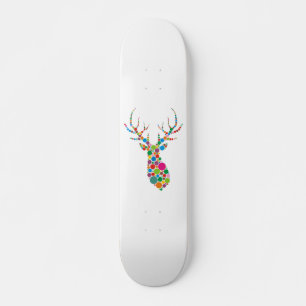 Kleur Stippen Deer Skateboard