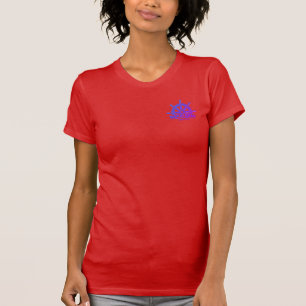 Kleur T van vrouwen, kleurenventilator, volledige T-shirt