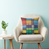 Kleur Throw Kussen (Stoel)