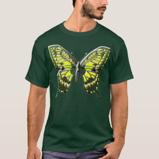 Kleur tropische zandstaartvlinder 2 t-shirt