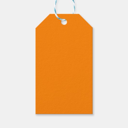 kleur UT oranje Cadeaulabel (Voorkant)