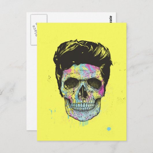 Kleur uw dood briefkaart (Voorkant / Achterkant)