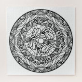 Kleur uw eigen boek Mandala Dieren Vogels Legpuzzel (Horizontaal)