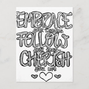 Kleur uw eigen briefkaart