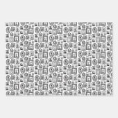 Kleur uw eigen dierportretpapier inpakpapier vel (Voorkant 2)