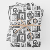 Kleur uw eigen dierportretpapier inpakpapier vel (In situ)