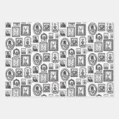 Kleur uw eigen dierportretpapier inpakpapier vel (Voorkant)