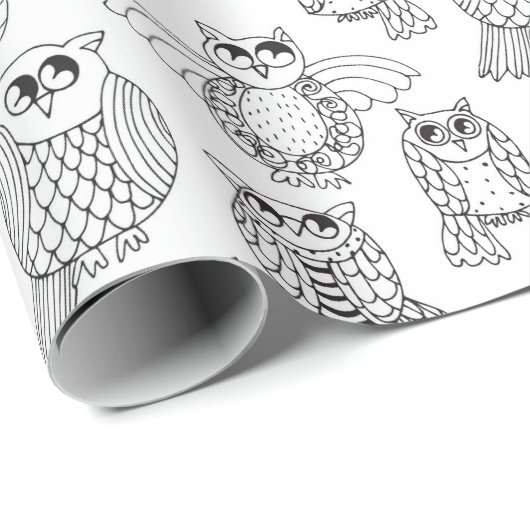 Kleur uw eigen fysieke eigendom cadeaupapier (Rol Hoek)