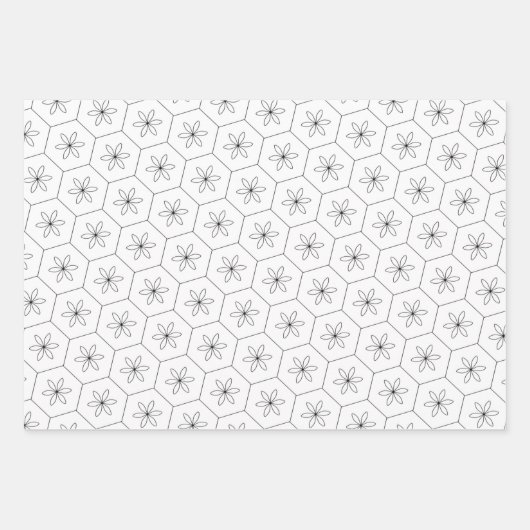 Kleur uw eigen inpakpapier vel (Voorkant 3)