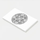 Kleur uw eigen kleurboek Mandala Dierenontwerp Post-it® Notes (Schuin)