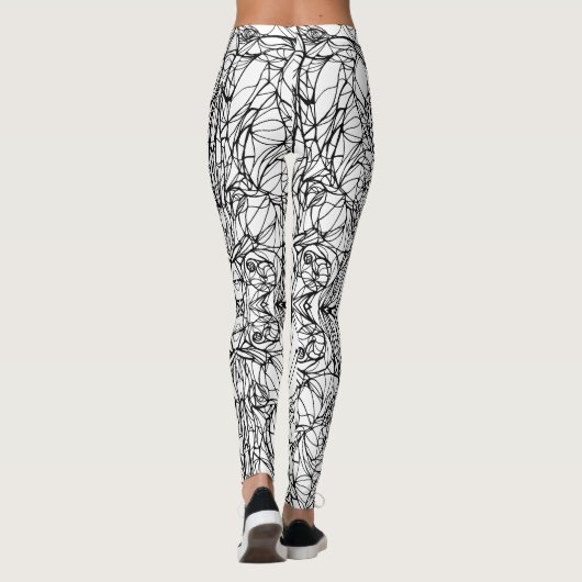 Kleur uw eigen Leggings #3: plezier in het kleuren (Achterkant)