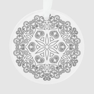 Kleur uw eigen MANDALA - DIY Colour Book 2 Ornament
