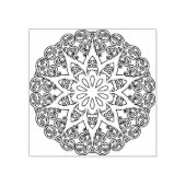 Kleur uw eigen MANDALA - kleurrijk boek 1 Rubberstempel (Afrduk)