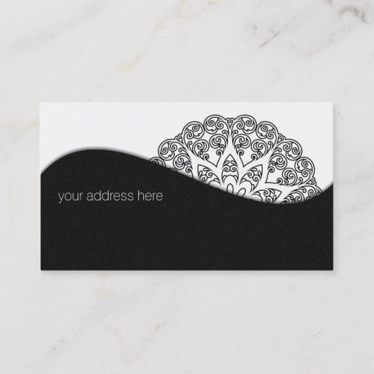 Kleur uw eigen MANDALA - kleurrijk boek 1 Visitekaartje (Achterkant)