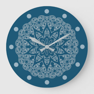 Kleur uw eigen MANDALA - kleurrijk boek 1a Grote Klok