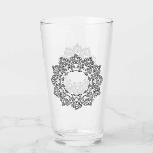Kleur uw eigen MANDALA - kleurrijk boek 3 Glas (Achterkant)