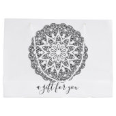 Kleur uw eigen MANDALA - kleurrijk boek 4 Groot Cadeauzakje (Achterkant)