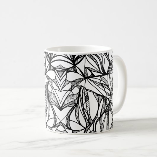 Kleur Uw eigen Mok: kleuractiviteit dij plezier Koffiemok (Voorkant rechts)