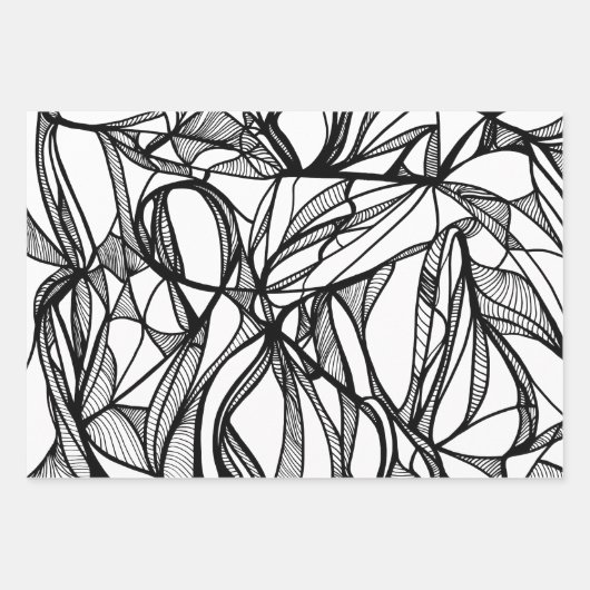 Kleur uw eigen papier met onmiddellijke verpakking inpakpapier vel (Voorkant)