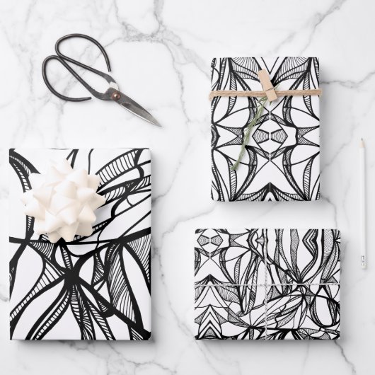 Kleur uw eigen papier met onmiddellijke verpakking inpakpapier vel (Voorkant)