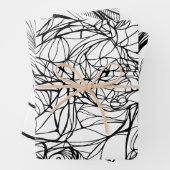 Kleur uw eigen papierlade met onmiddellijke verpak inpakpapier vel (In situ)