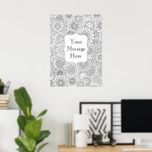 Kleur uw eigen Poster (groot, 20 x 28 inch) (Thuiskantoor)