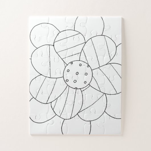 Kleur uw eigen puzzel voor kinderen - Overzicht va (Verticaal)