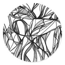 Kleur uw eigen ronde Stickers #2 kleuractiviteit